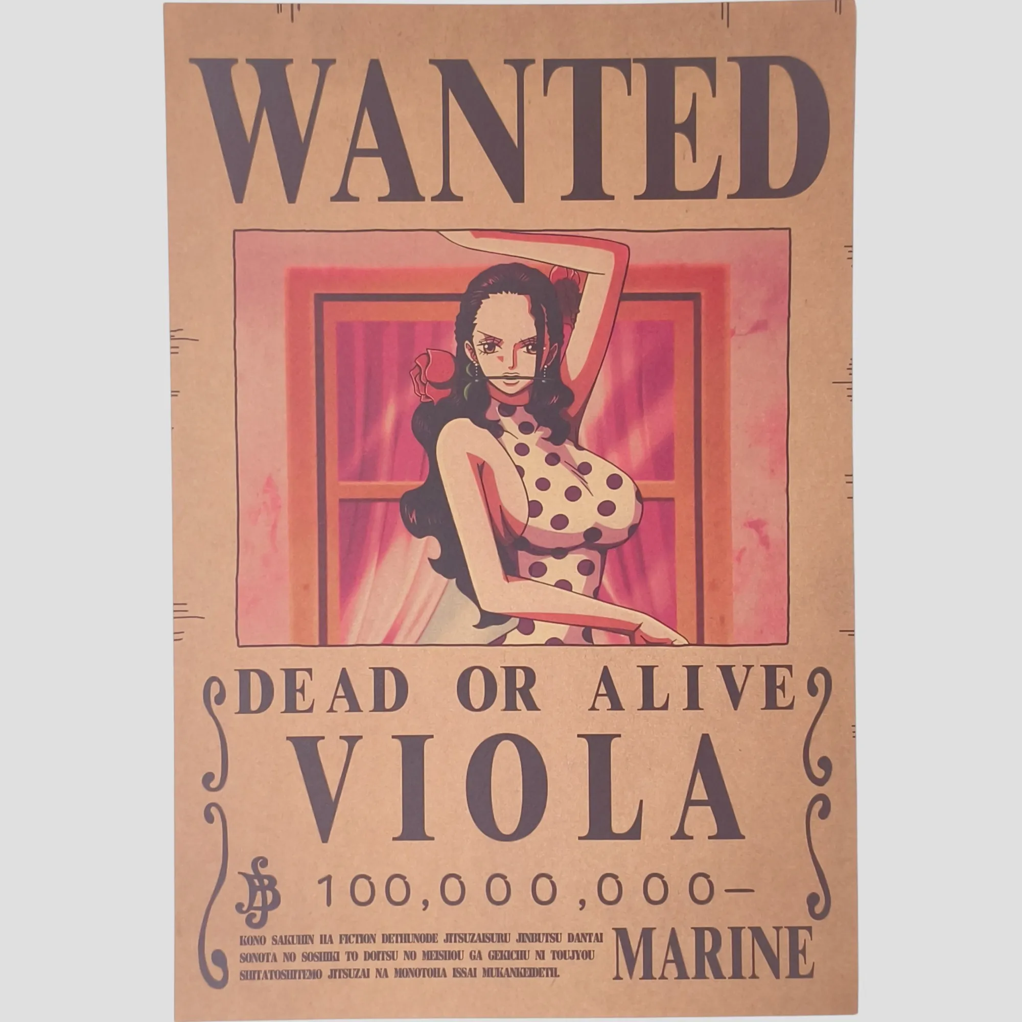 Affiche murale One Piece - Avis de recherche Viola